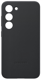Samsung Galaxy S23 leather cover - Black